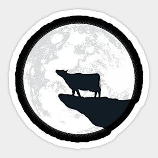 Sing Under The Moon Sticker